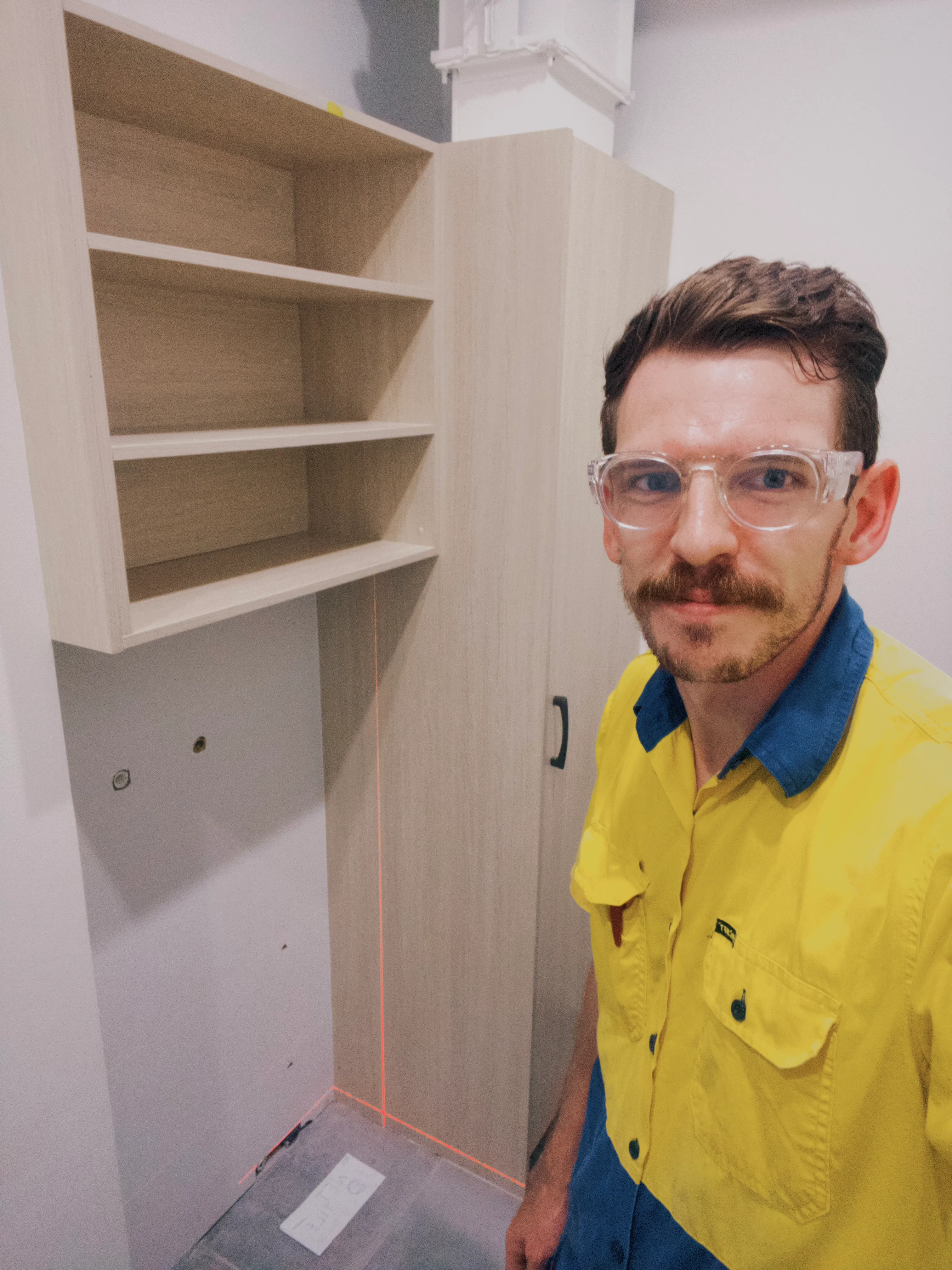 Jackson, the installer behind Summit Communications, on a job