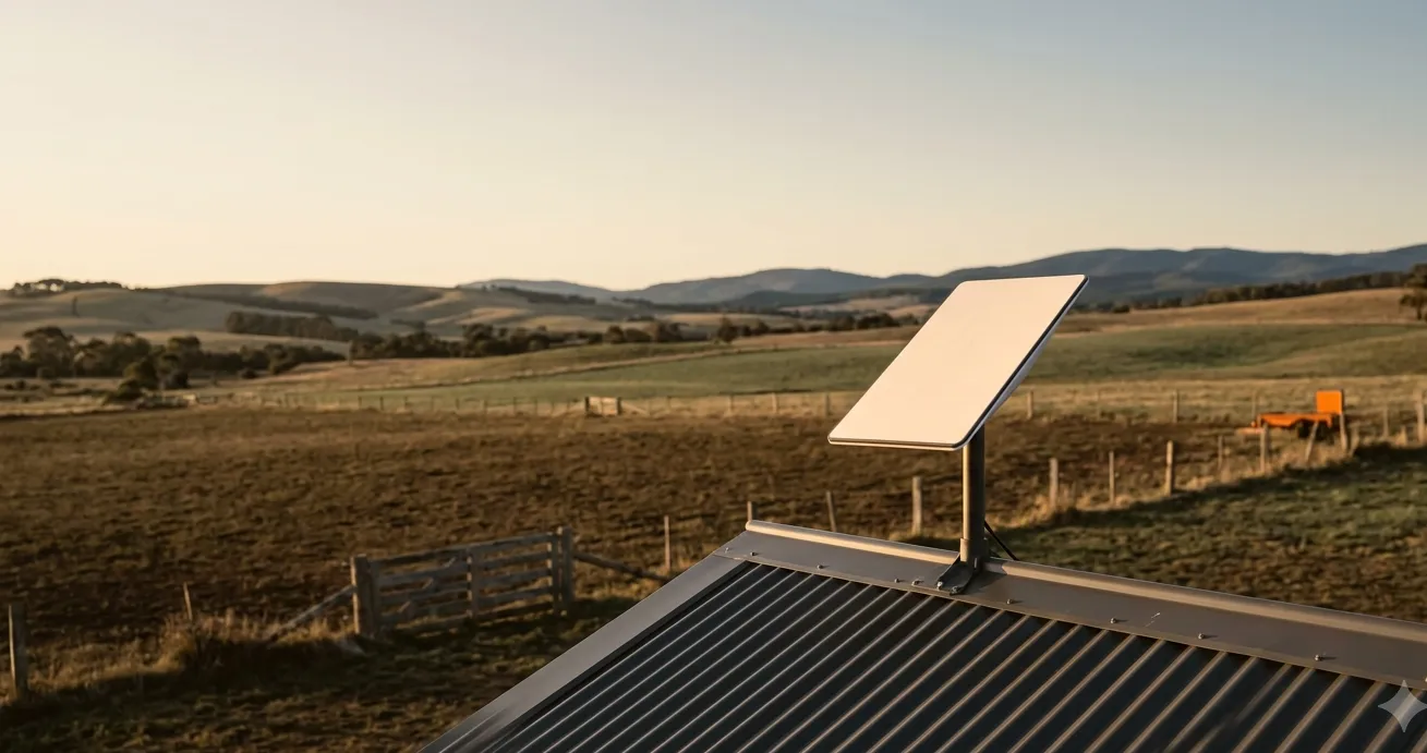 Starlink Installation by Summit Communications in North-West Tasmania